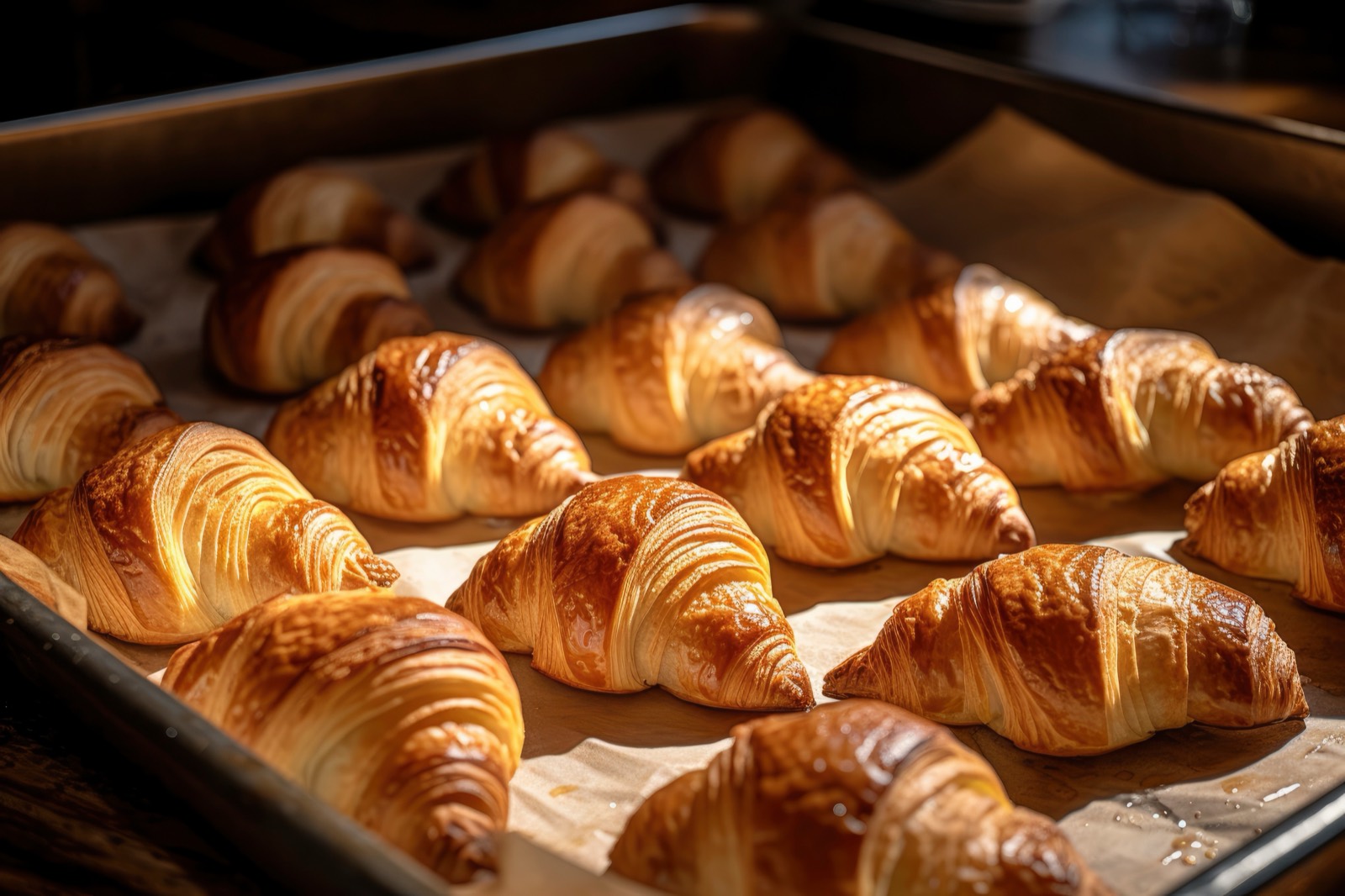 Fresh baked pastries and croissants from Cafe Adora bakery