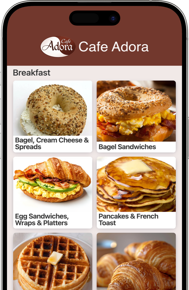 Cafe Adora Mobile App
